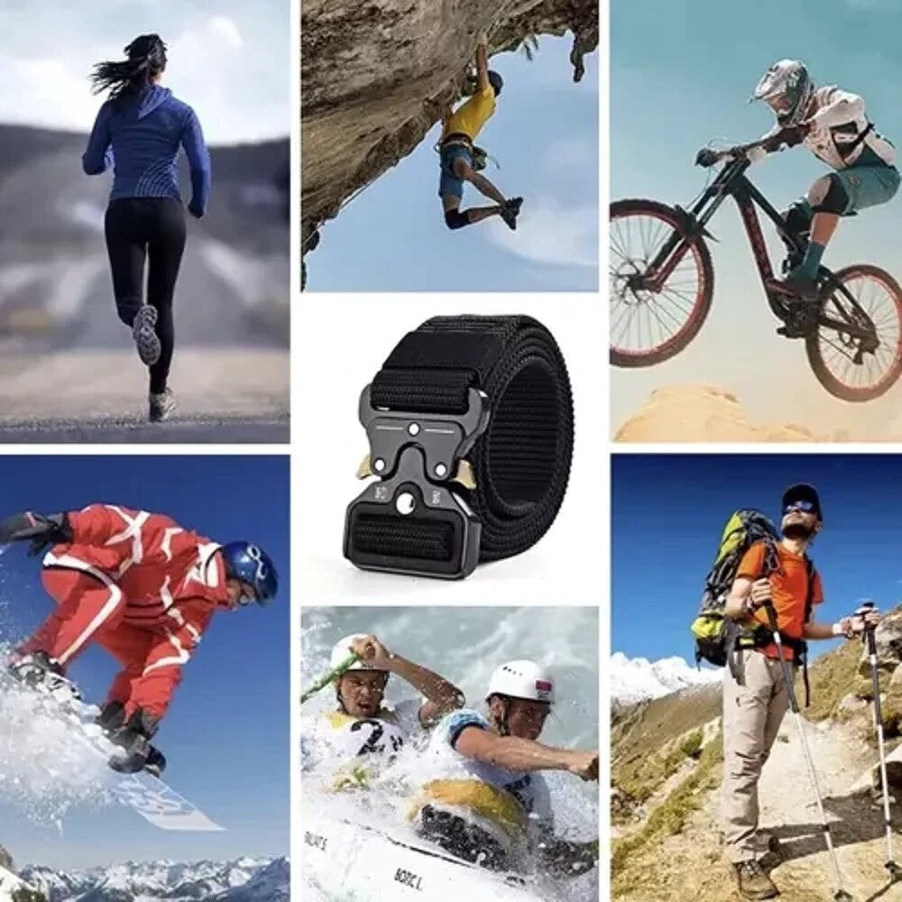 Gürtel Herren Militär Taktischer Military Arbeitsgürtel Schwerlast Schnalle Dame