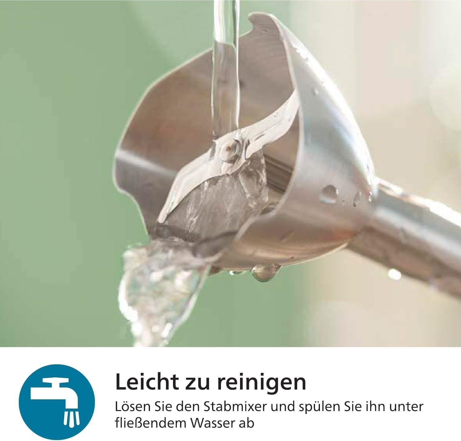 Philips 5000-Serie Stabmixer inkl. Schneebesen, Spiralizer, XL-Zerkleinerer