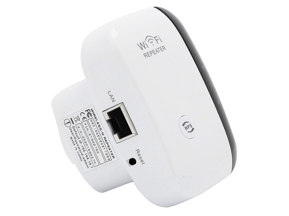 Wi-Fi Verstärker 300Mbps Repeater | Leistungsstarker Signal Booster 2.4GHz WPS