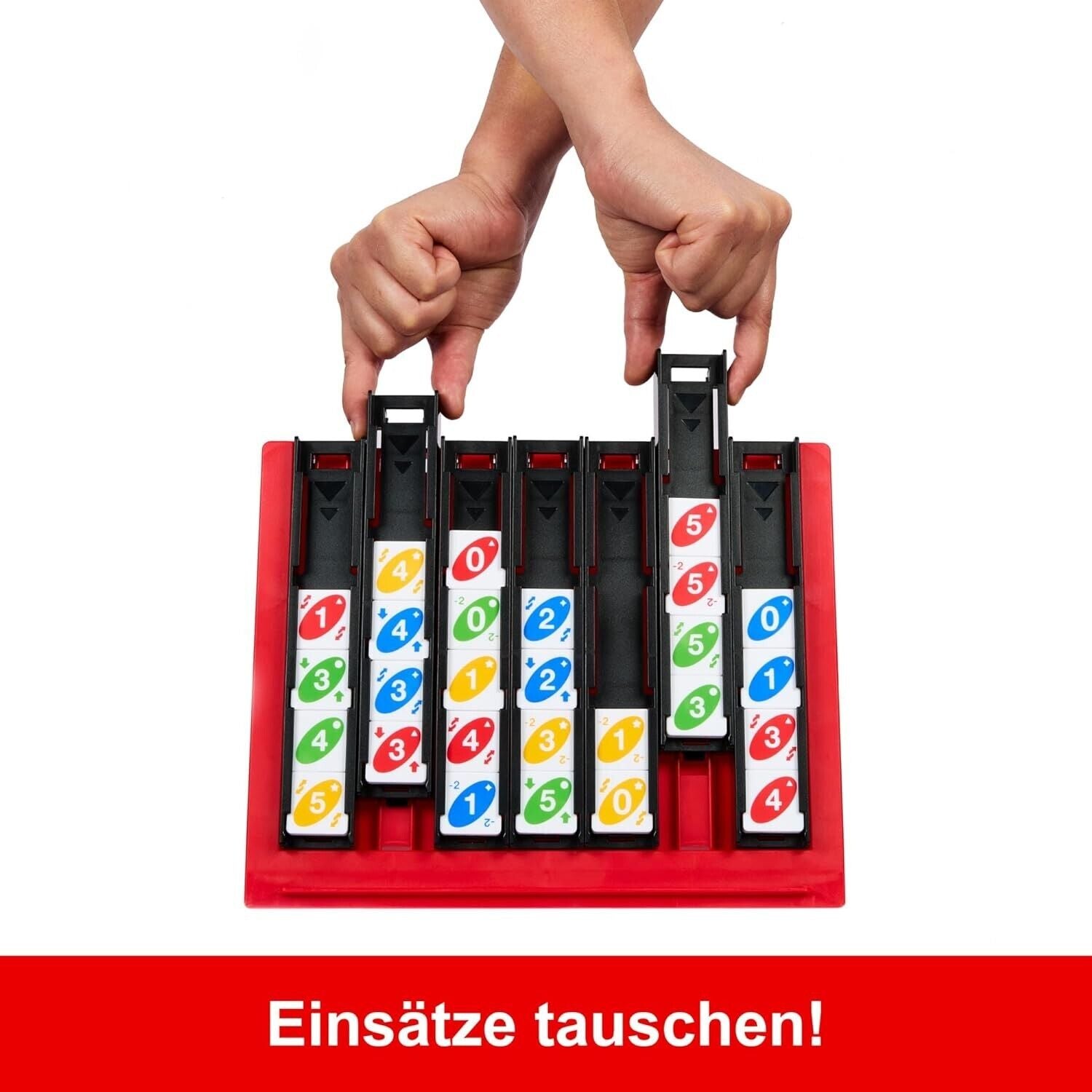 Mattel Games - UNO Quatro, Perfekt als Kinderspiel, Spiel für Erwachsene