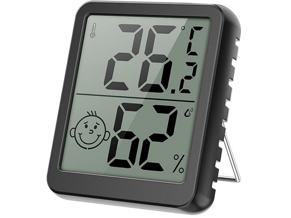 Digitales Thermometer Mini Hygrometer Raum Wetterstation mit Batterie 🌡️ 2 PC