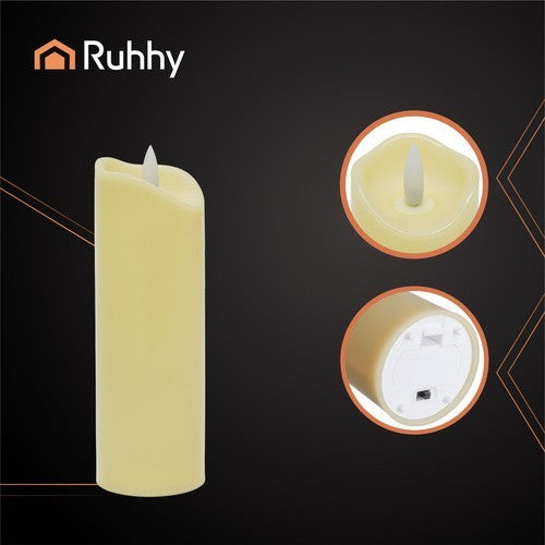 Led Kerzen Set elektrische Dekokerzen Grablicht warmweiß flackernd innen/außen