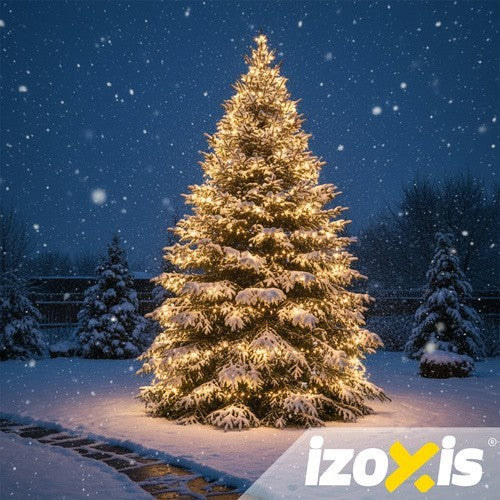 Außen Lichterkette 500 LED 35m warmweiß IP44 8 Modi Weihnachtsbeleuchtung 🎄