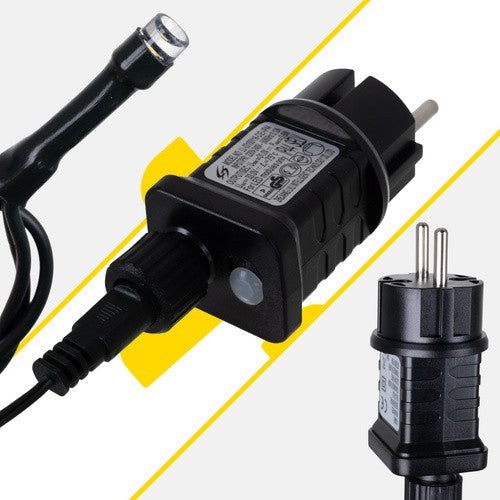 Außen Lichterkette 500 LED 35m warmweiß IP44 8 Modi Weihnachtsbeleuchtung 🎄