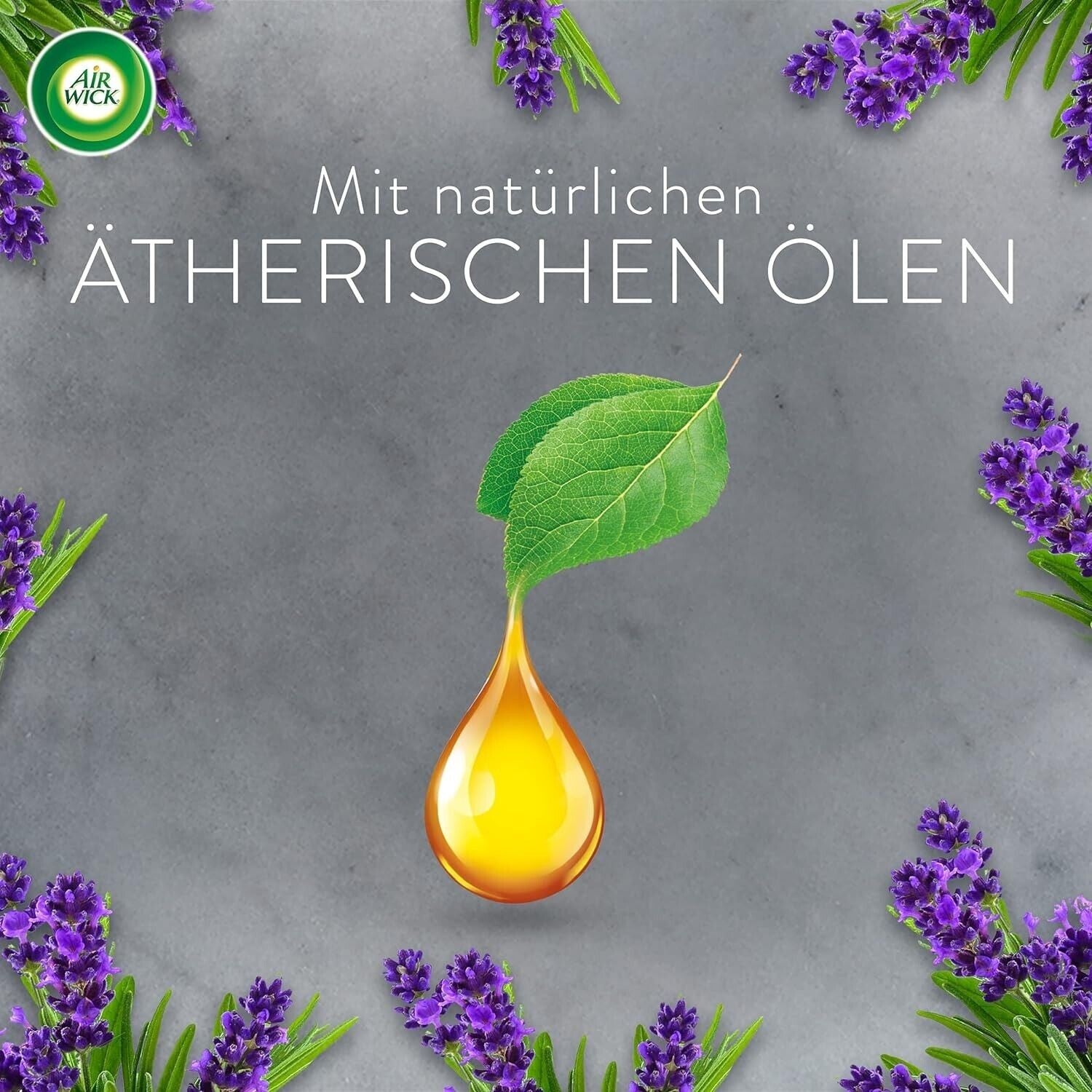 Air Wick Aroma Öl Diffuser Starter Set – 1 Gerät + 4×20ml Nachfüller