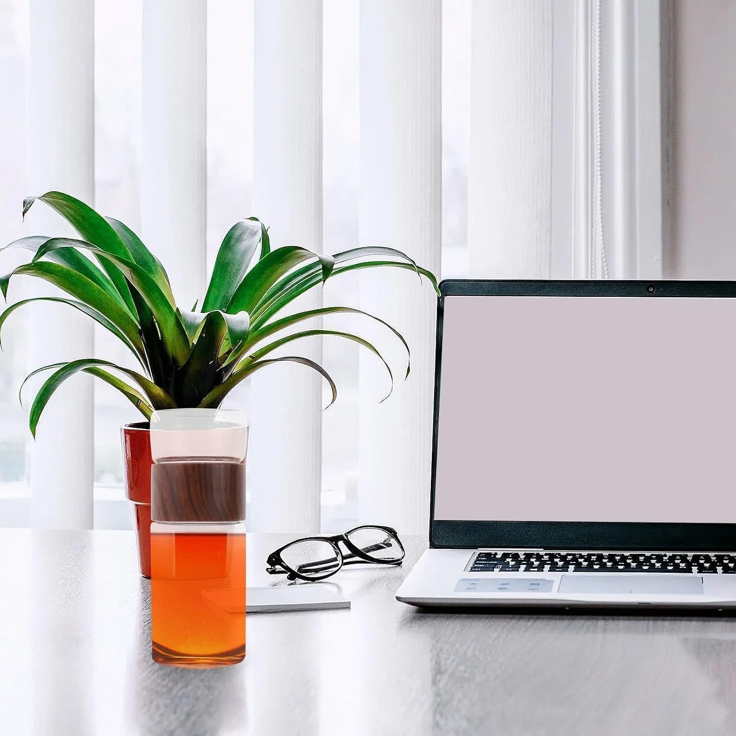 300 ml Glas Teebecher mit Teesieb – Doppelwandig, Hitzebeständig, Tragbar