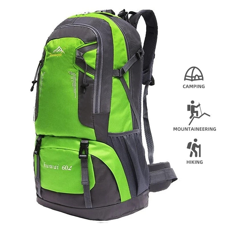 60L Rucksack Wasserdicht Wanderrucksack Camping Trekking Reiserucksack