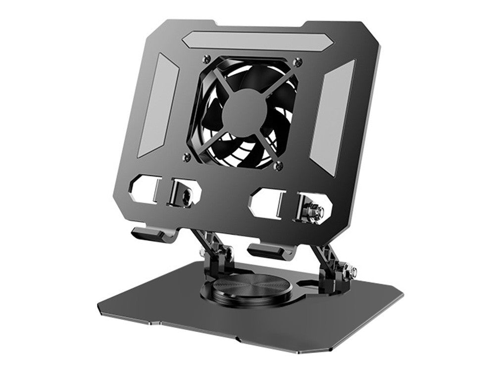 Tablet Ständer mit Kühlung 4-16 Zoll Halter 360° drehbar verstellbar schwarz
