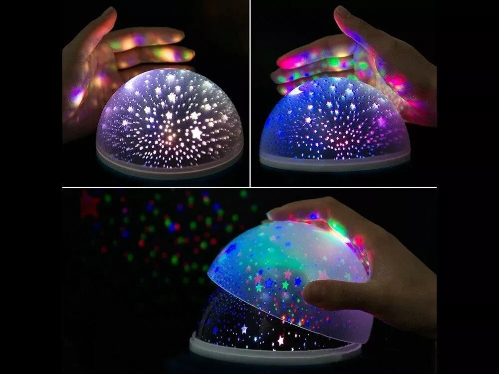 LED Sternenprojektor Nachtlicht 360° rotierend Partylicht mit Ständer 🌟