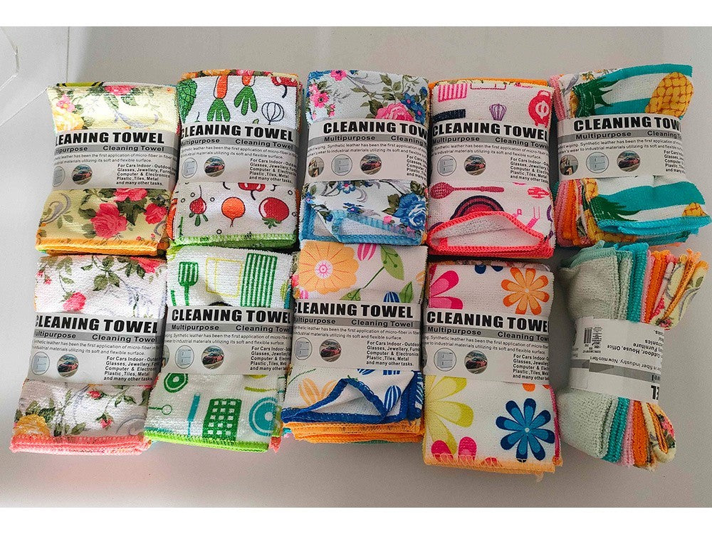 Mikrofasertücher Reinigungstücher Set 6 saugstark streifenfrei 🧽