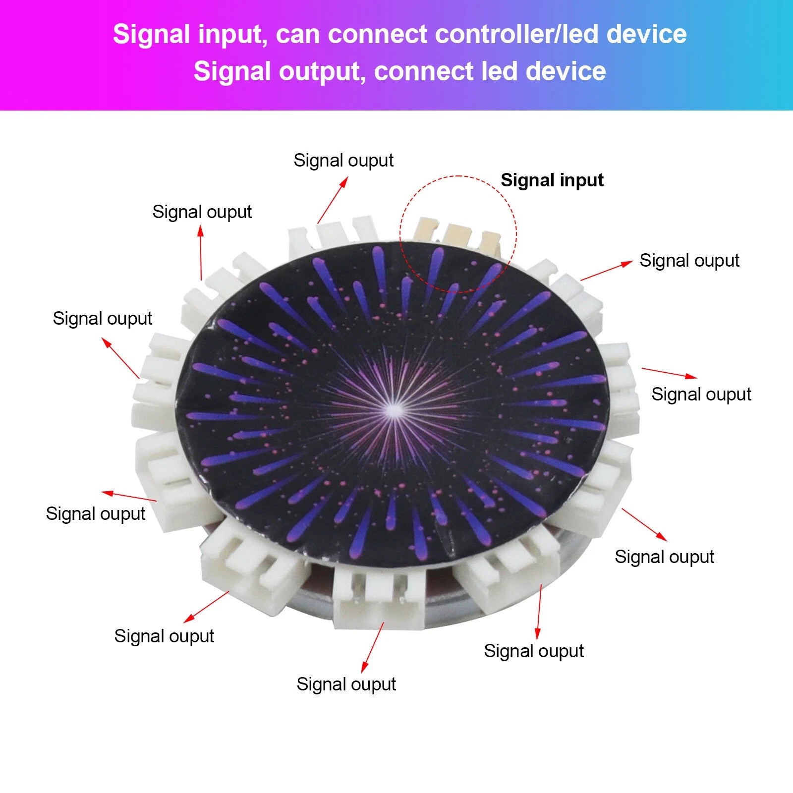 RGB LED Feuerwerk Lichterkette Stripe Bluetooth Musik Traumfarben 5V