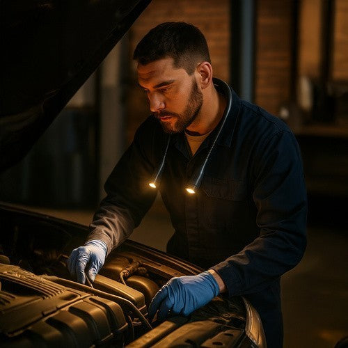 LED Halslampe zum Lesen–Wiederaufladbare USB-C Leselampe mit 3 Lichtmodi
