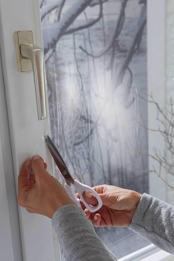 Tesa tesamoll Thermo Cover Fenster-Isolierfolie - Transparente Isolierfolie