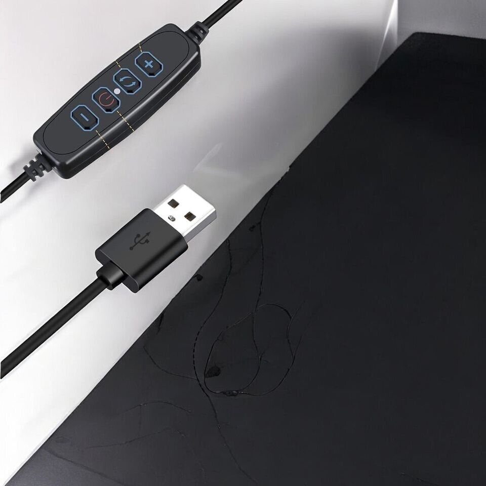 6,3 " LED Ring Licht Studioleuchten Produktfotografie Ringlicht dimmbar 3 Farben