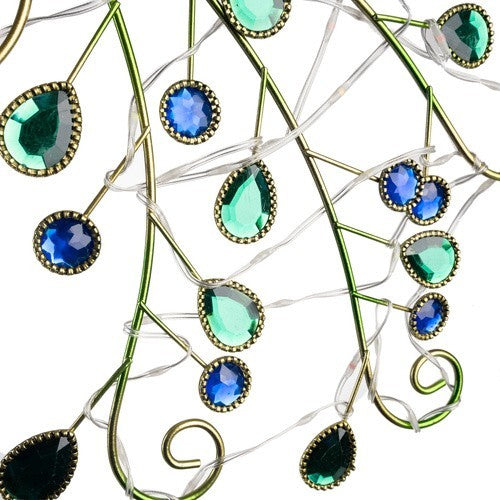 Solar Gartenleuchte Pfau 40 LED Solar Lampe IP44 mit Dämmerungssensor