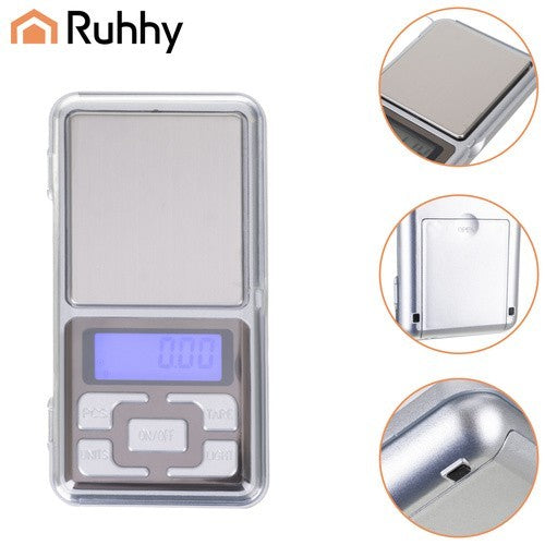 Digitale Präzisionswaage Feinwaage 0.01-200g Taschenwaage Fein Gramm Gold Waage
