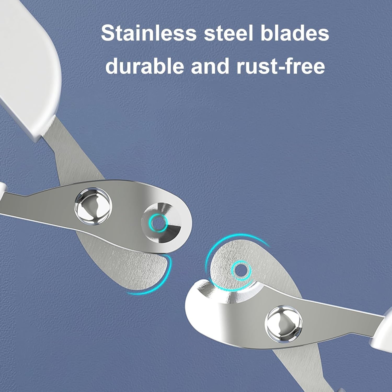 ZEWZE Krallenschere Katzen Nagelknipser Edelstahl Grau für Haustiere