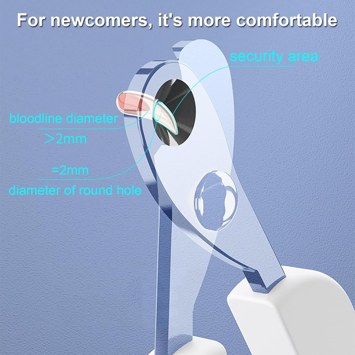 ZEWZE Krallenschere Katzen Nagelknipser Edelstahl Grau für Haustiere