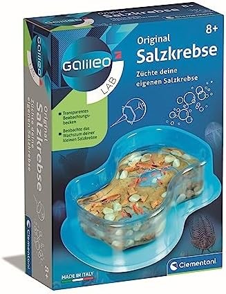 Clementoni Galileo Lab Salzkrebse – Urzeitkrebse Zucht & Beobachtung für Kinder
