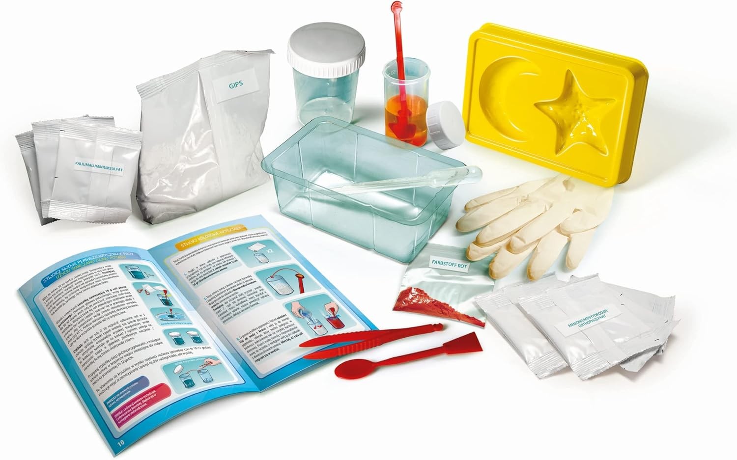 Clementoni Galileo Lab Kristalle züchten – Experimentierkasten für Kinder ab 8