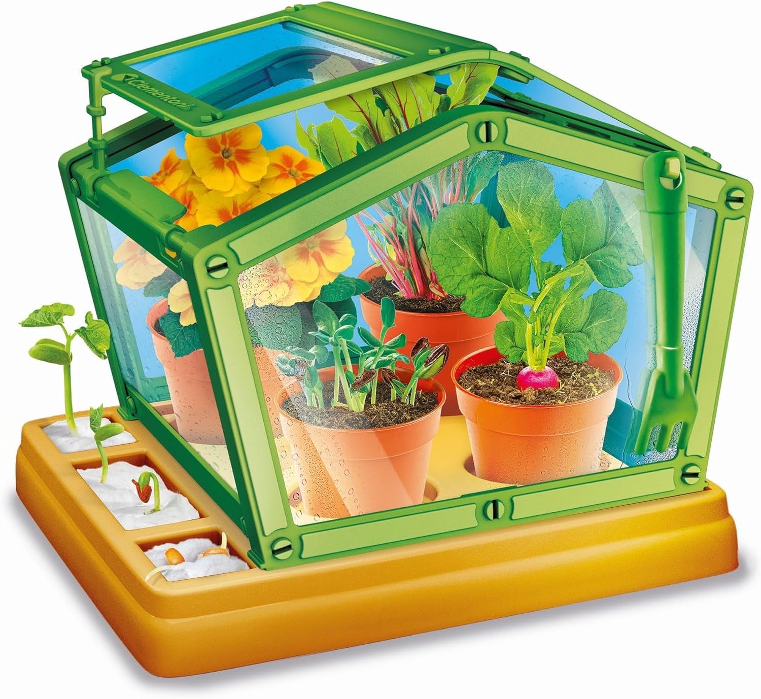 Clementoni Galileo Lab Gewächshaus – Pflanzkasten & Samen Garten Set für Kinder
