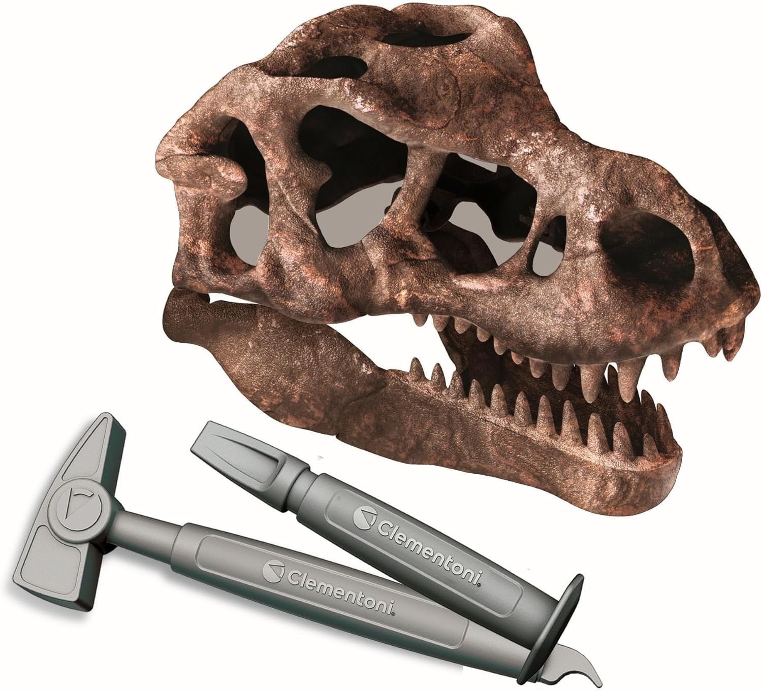 Clementoni Galileo Discovery T-Rex Riesenschädel Ausgrabungs-Set Fossilien ab 7