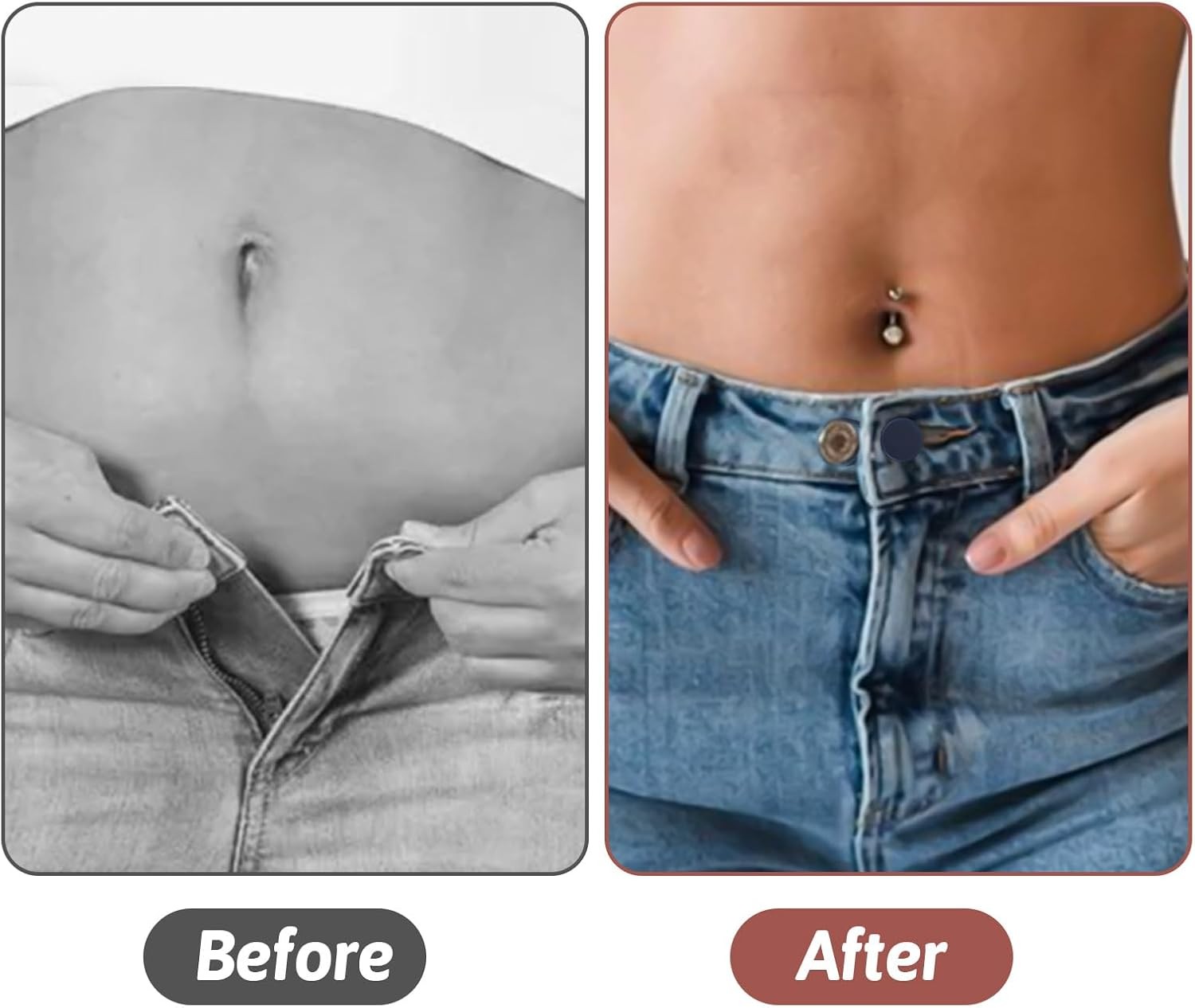 Giantree 16x Hosenbunderweiterung Knopf Jeans Bundverlängerung Damen Herren