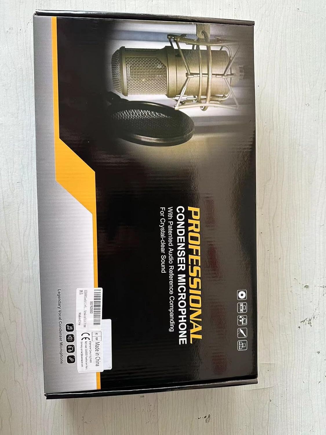 DJ Controller Set Soundkarte mit Mikrofon für PC Karaoke Podcast Streaming