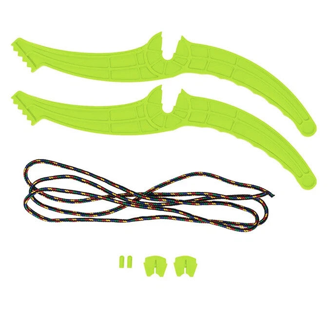 Kinder Bobschlitten Bob Schlitten Rodel Schneegleiter Bremshebel Zugseil 85x40cm