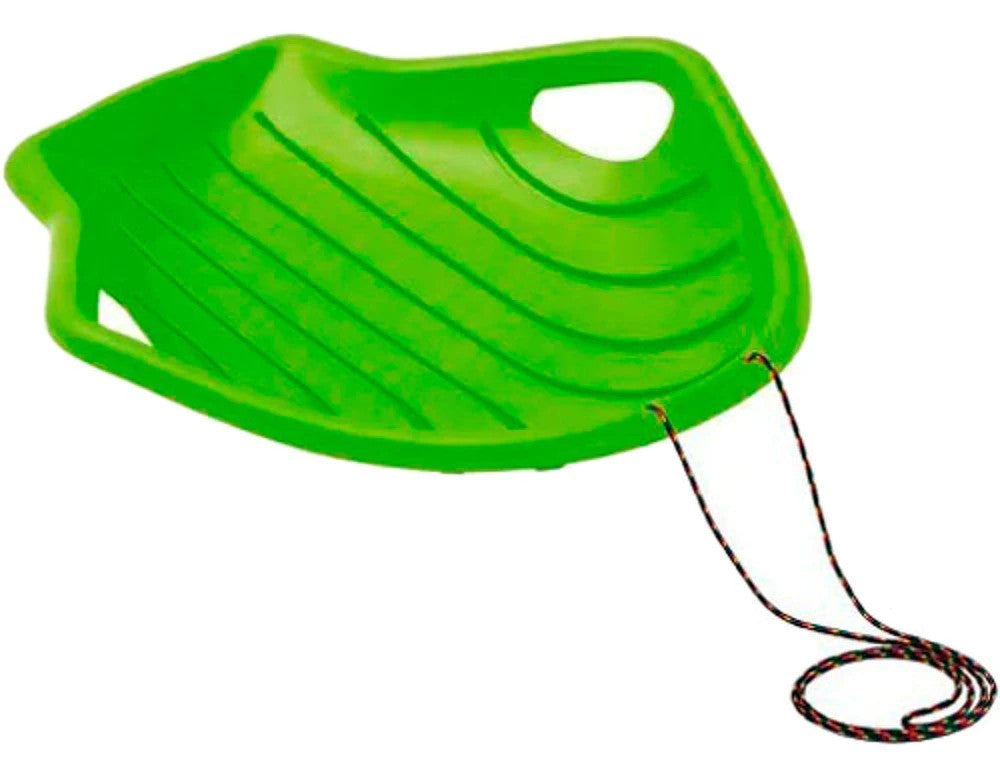 Schlitten 78x60cm mit Zugseil Schneeschlitten Kinder Rodel Snowboard 1 stück