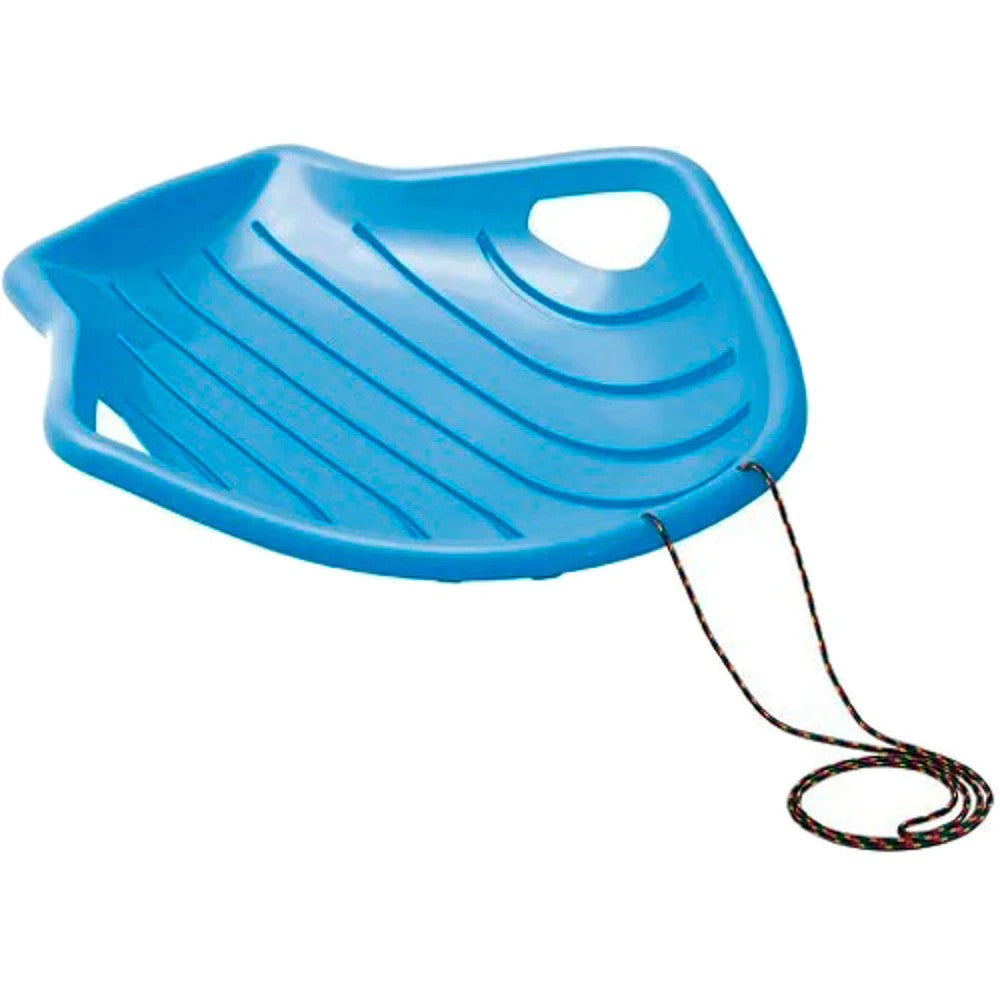 Schlitten 78x60cm mit Zugseil Schneeschlitten Kinder Rodel Snowboard 1 stück