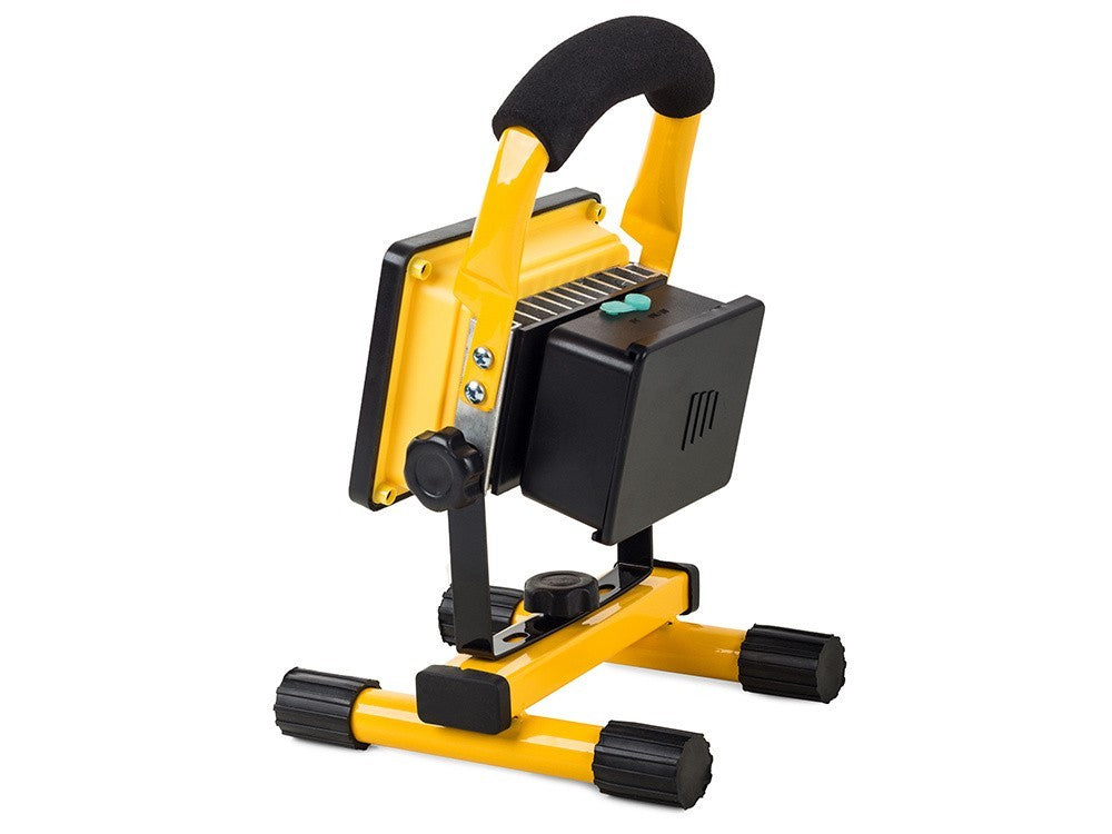 LED Baustrahler 30W mit Akku – 2x COB Arbeitsleuchte IP65 kaltweiß