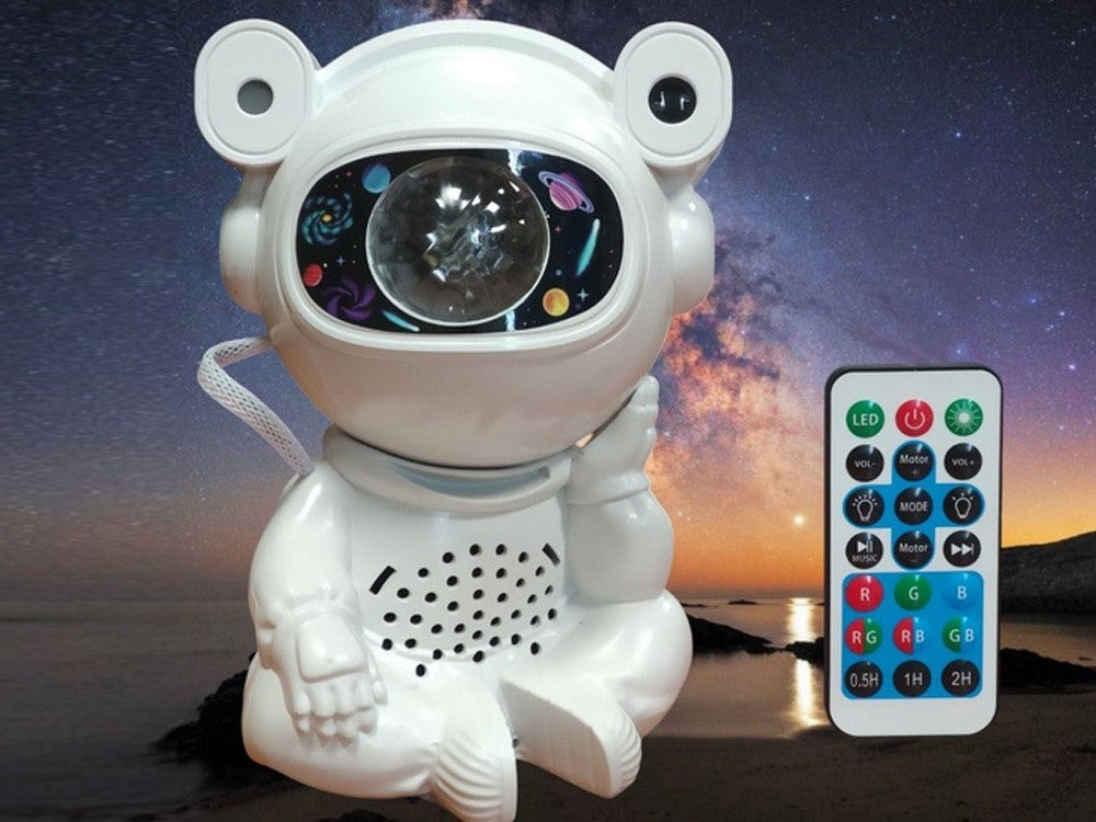 Astronaut Galaxy Projektor Nachtlicht mit Fernbedienung & Timer LED