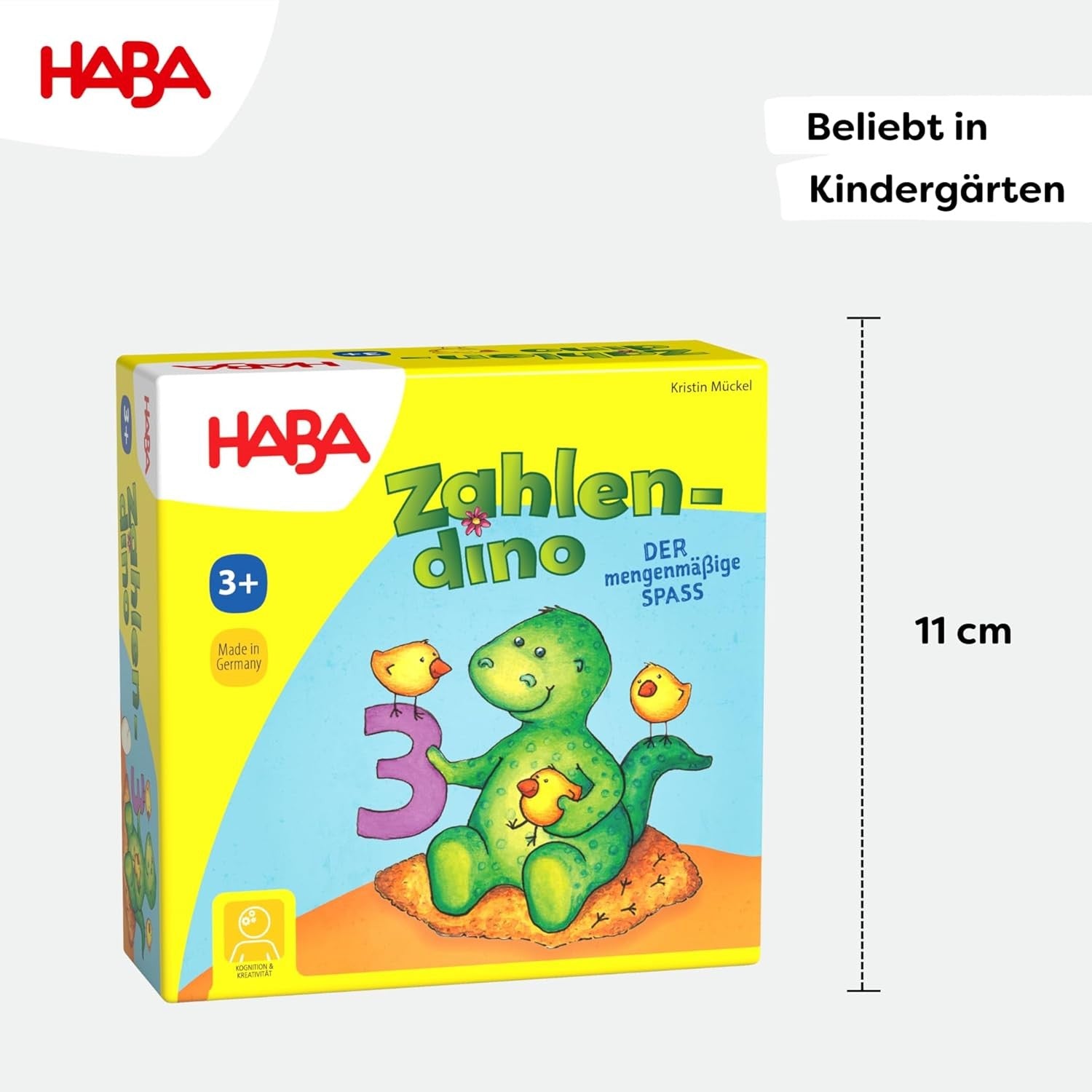 HABA Zahlen Dino Lernspiel Rechnen Zählen ab 3-8 Jahre Kinderspiel