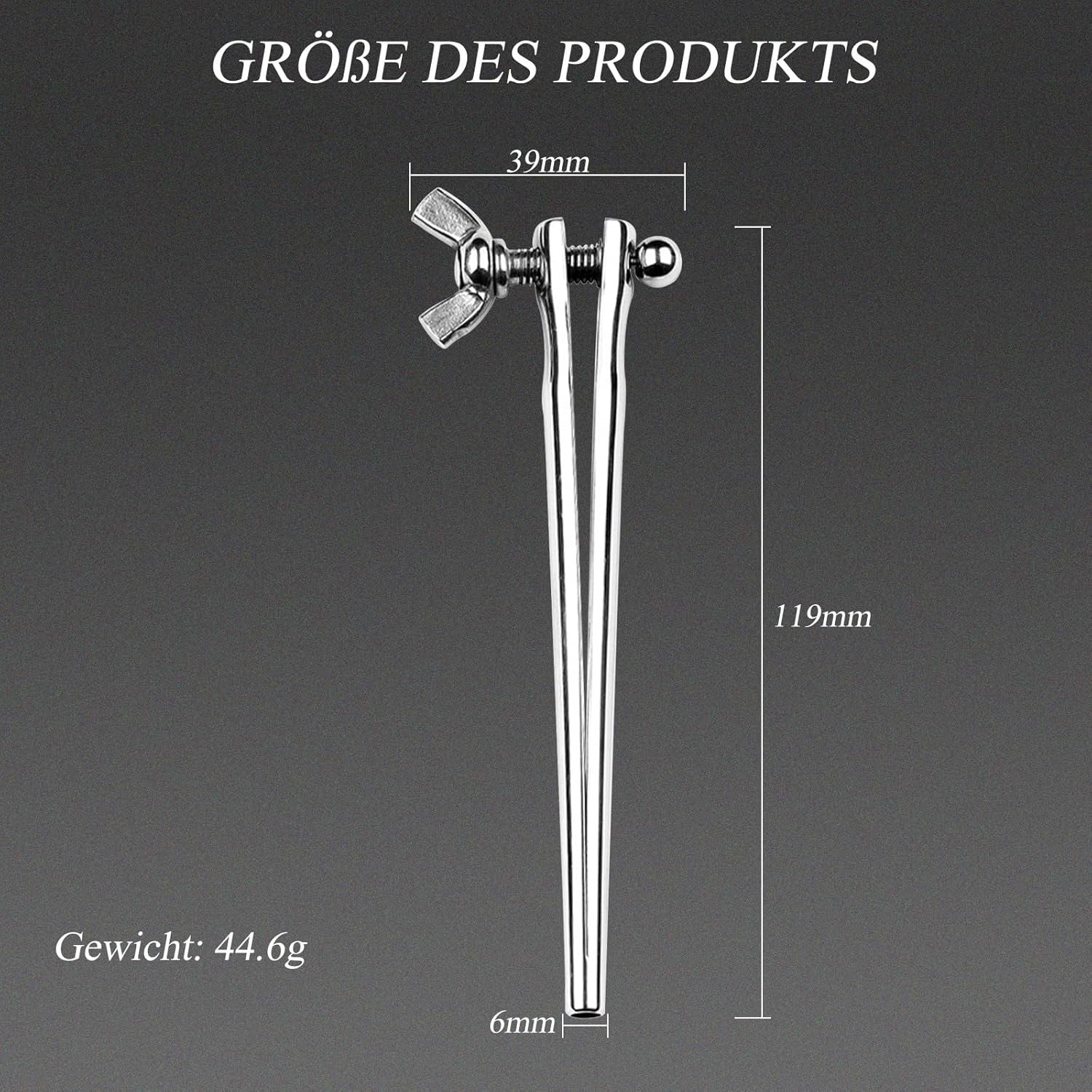 BDSMAGE Dilator Harnröhre Edelstahl Harnröhren Dilatatoren Set,Eichel Stimulator