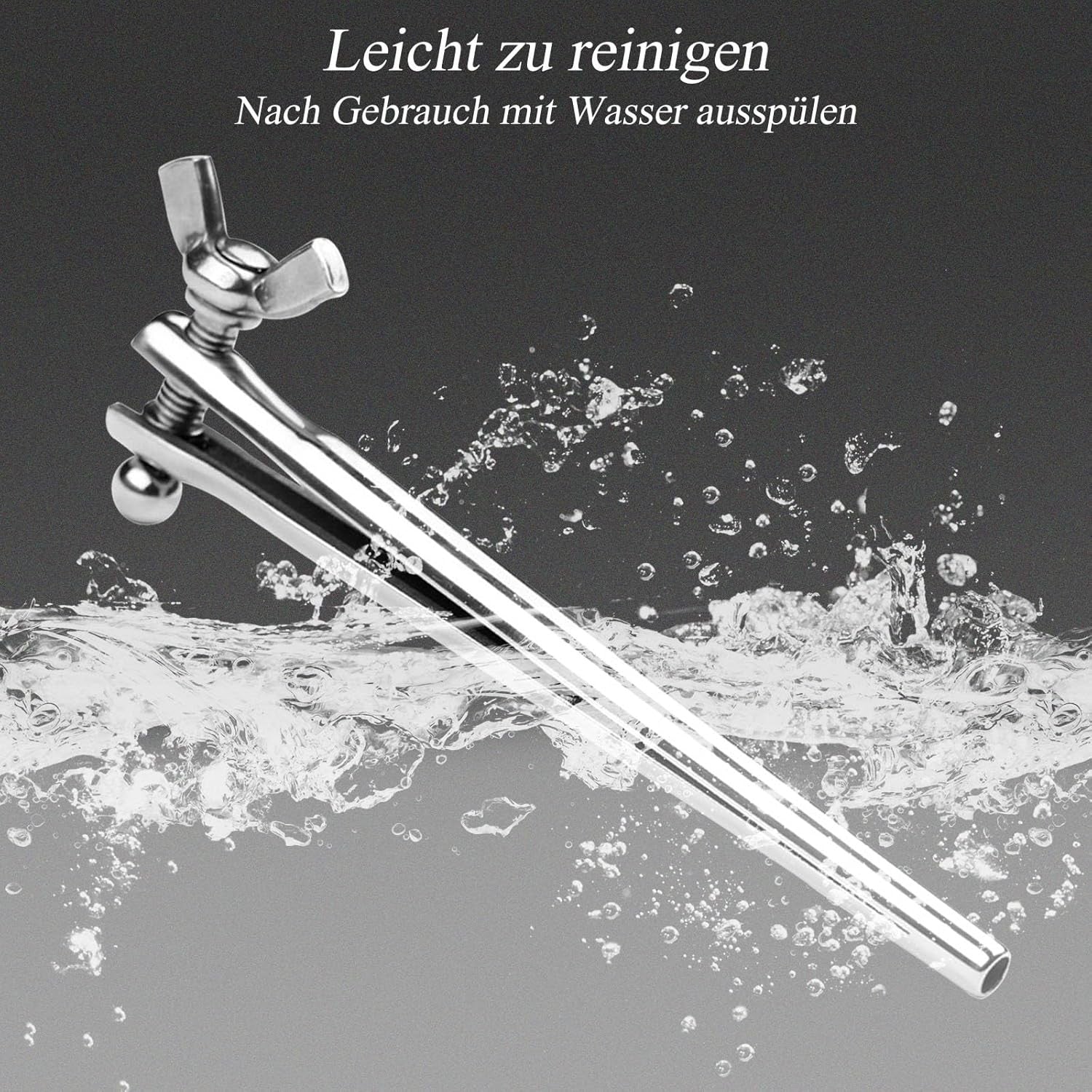 BDSMAGE Dilator Harnröhre Edelstahl Harnröhren Dilatatoren Set,Eichel Stimulator