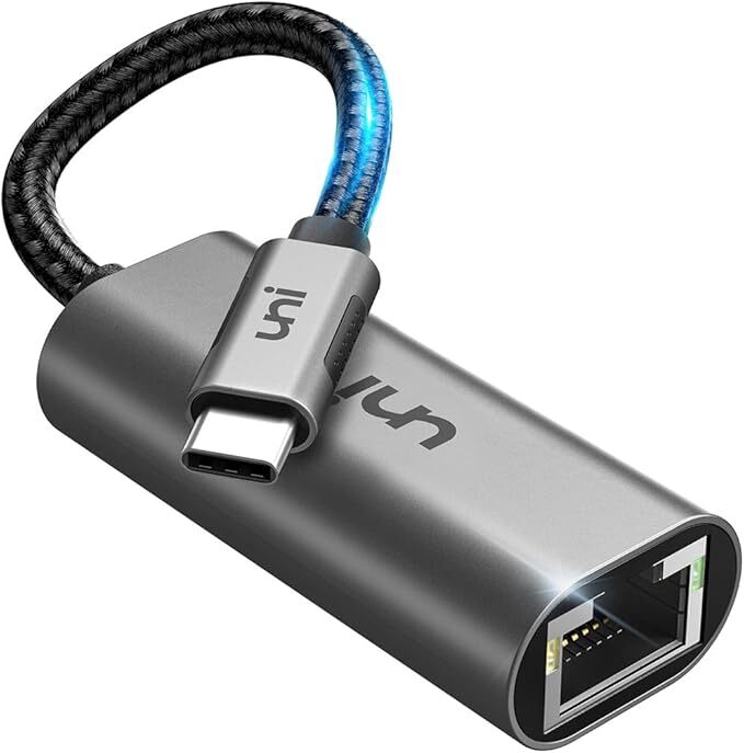 USB C auf Ethernet Adapter, USB C auf RJ45 Gigabit Ethernet LAN Netzwerkadap