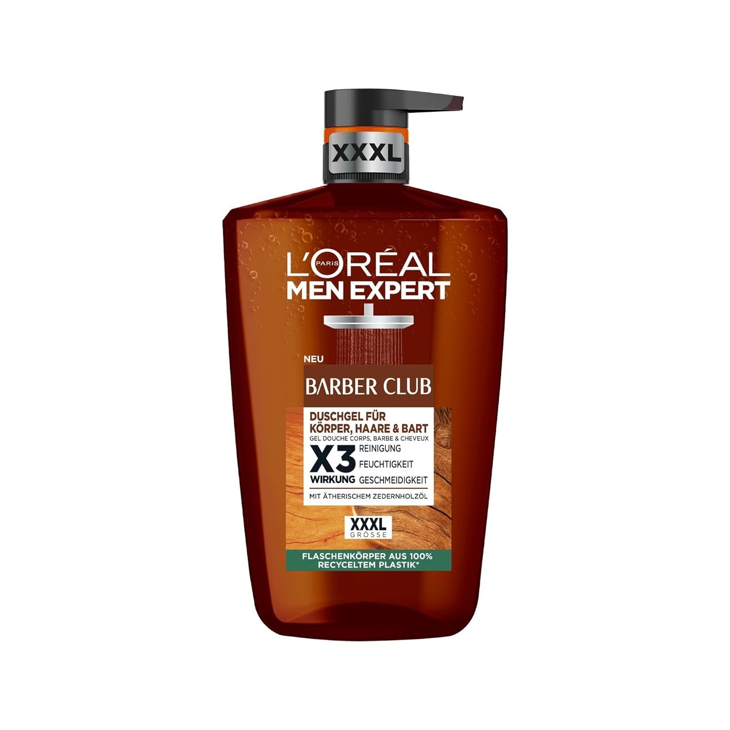 L'Oréal Men Expert Barber Club XXXL Duschgel Shampoo 1000ml Herren