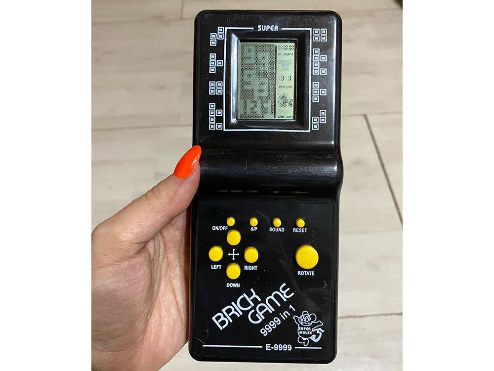 Retro Handheld Spielkonsole mit 9999 Spielen – Nostalgisches Puzzle-Spielzeug der 90er