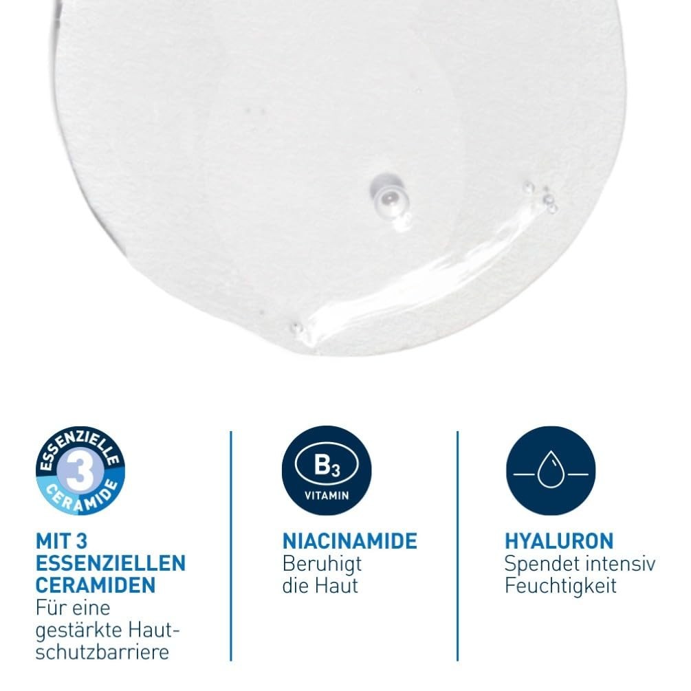 CeraVe Schäumendes Reinigungsgel 562ml | Sebum Kontrolle, Hyaluron & Niacinamid