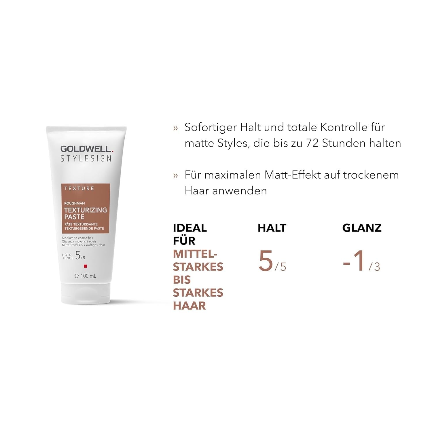 Goldwell Stylesign Texture Roughman Paste 100ml | Starker Halt für Haare