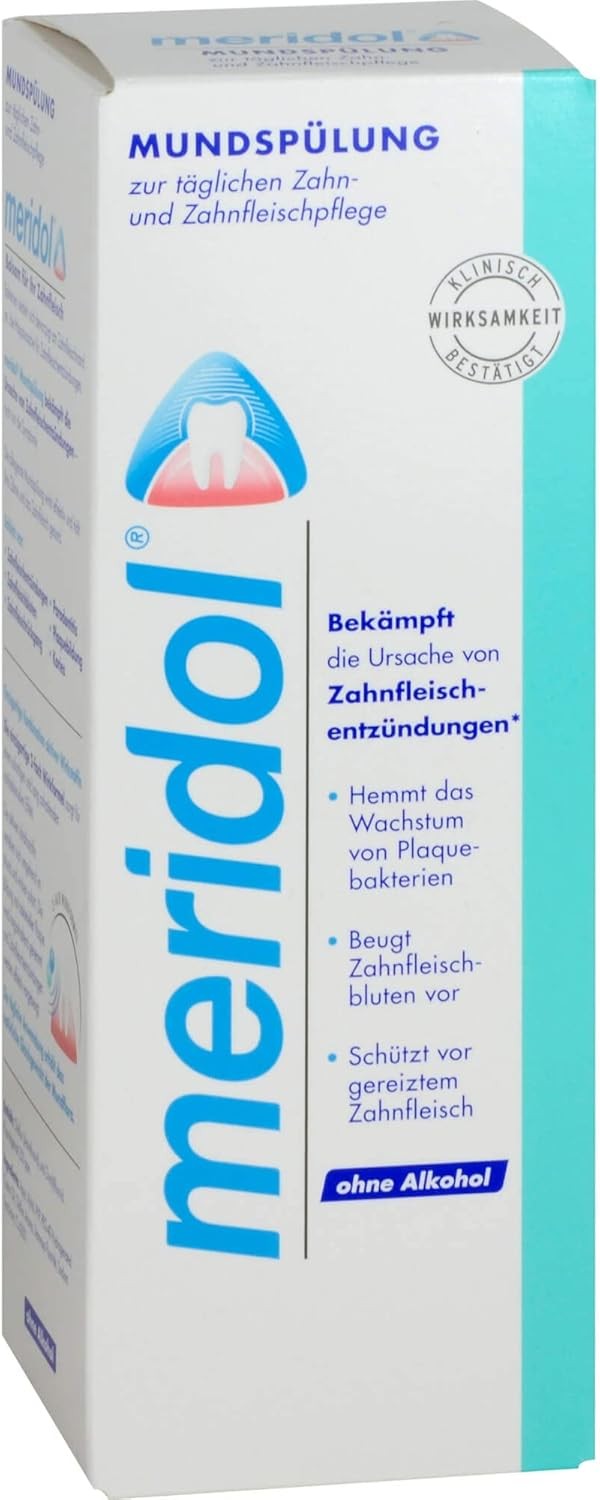 Meridol Mundspülung 400ml - antibakterieller Effekt für gesunde Zähne