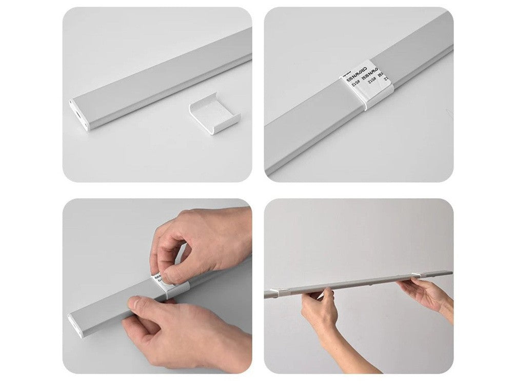 LED Unterbauleuchte 30cm USB Sensor Bewegung Dämmerung Klemmbar