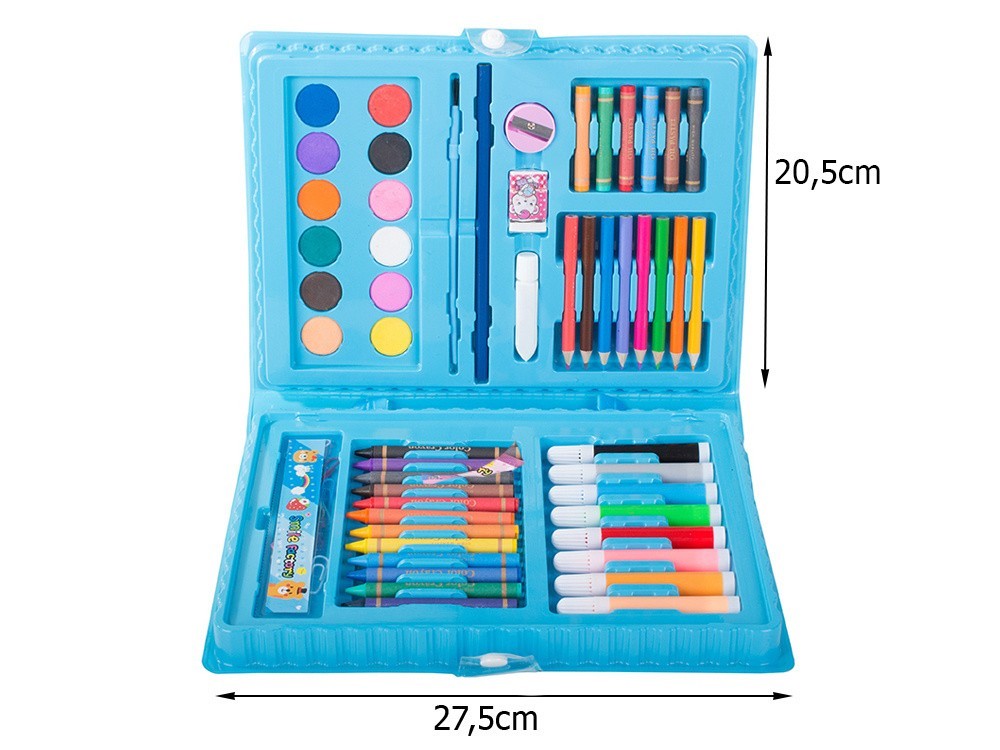 Künstlerset Malset im Koffer 68 Teile Zeichen- & Malkoffer Kinder