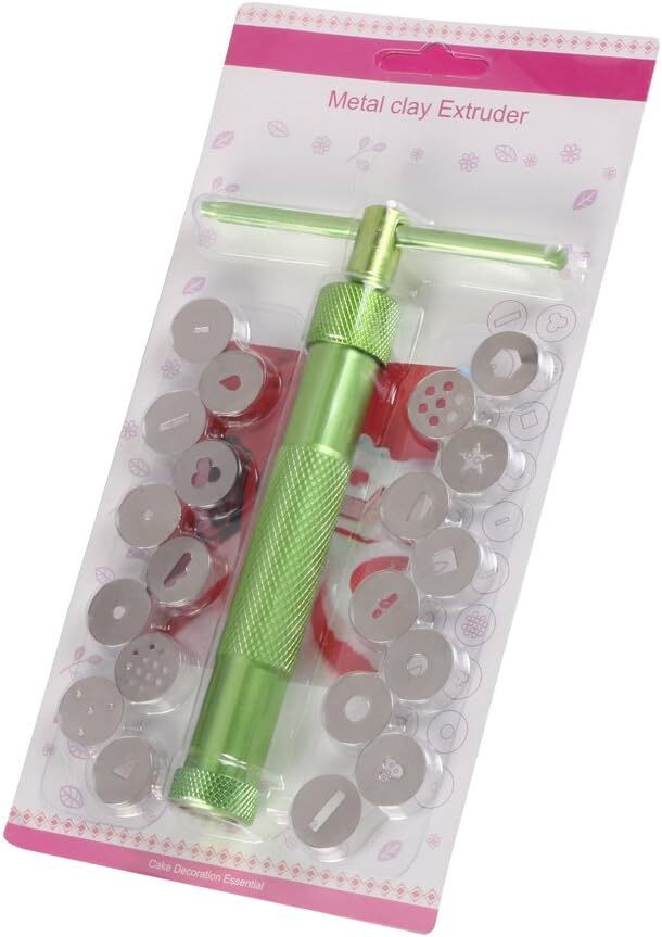 Vicloon Tonpressen Clay Handwerk, Edelstahl Zuckerpaste Extruder, Fondant Presse