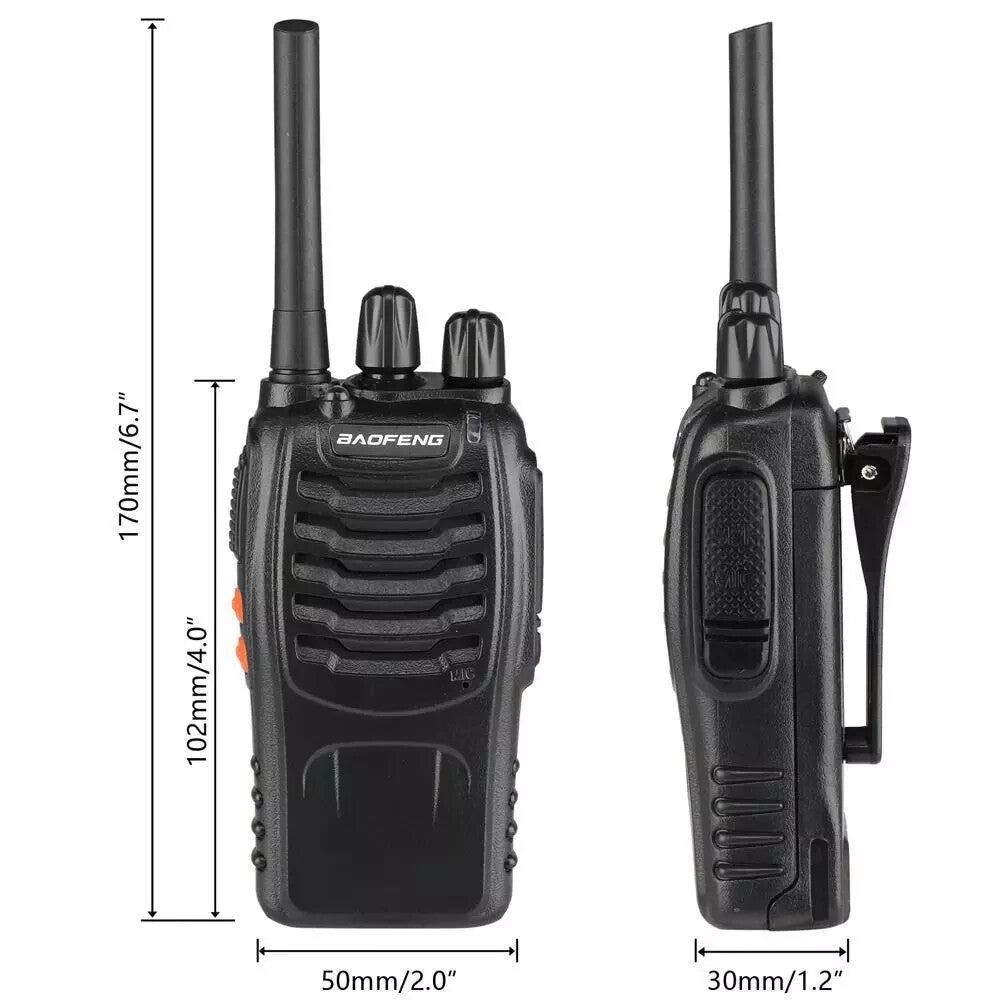 1er Baofeng Walkie Talkie BF-88E PMR446 Handfunkgerät Sprechfunkgeräte & Headset