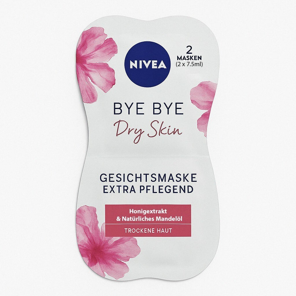 NIVEA Bye Dry Skin Gesichtsmaske, intensive Gesichtspflege Maske für trocken