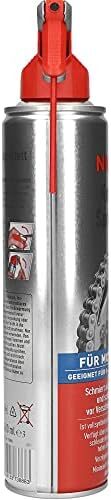 NIGRIN Ketten-Sprühfett, 400 ml, vollsynthetisch, schützt vor Verschleiß