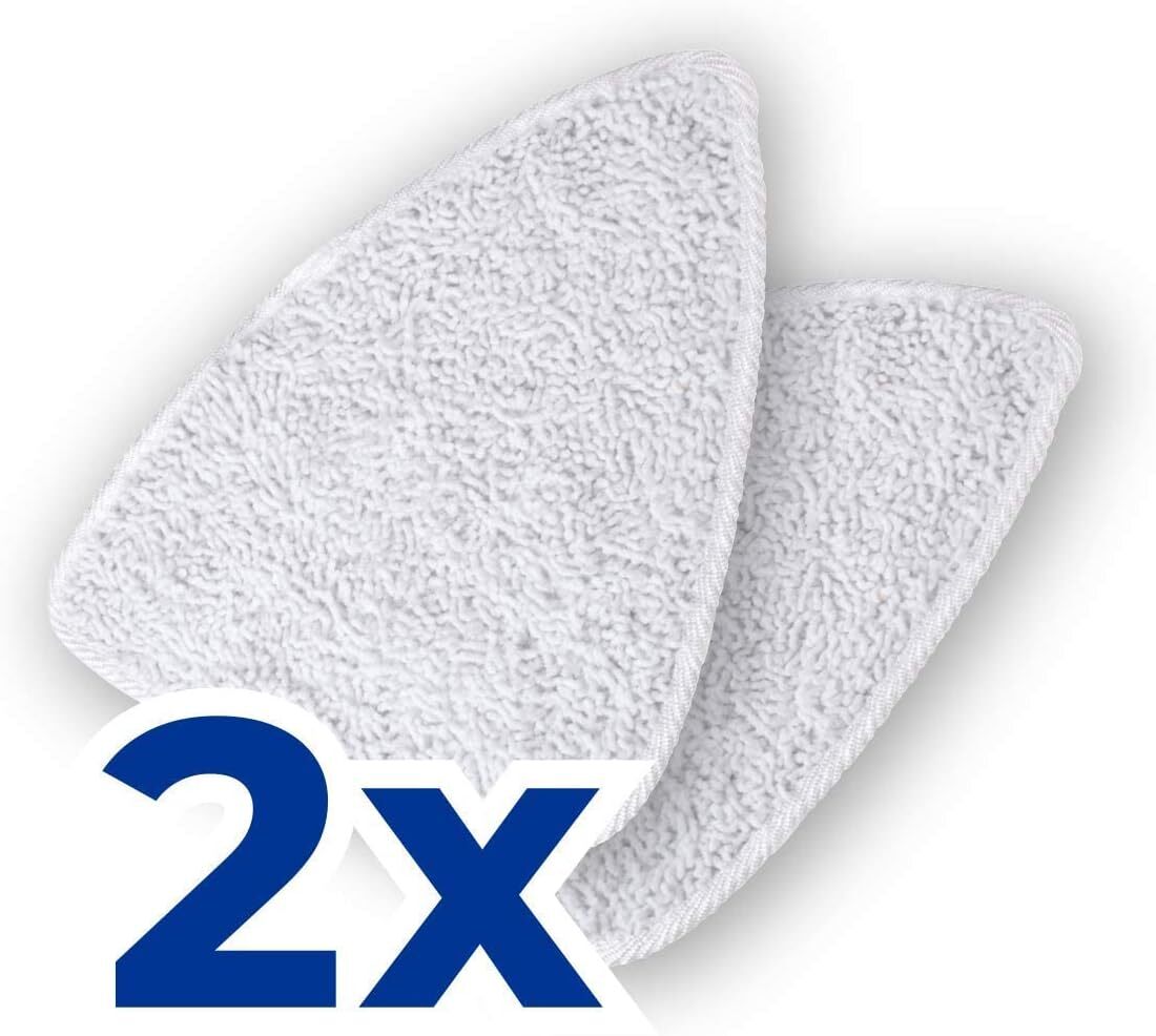 Vileda Steam Dampfreiniger Ersatzpads aus Mikrofaser – Waschbar & Wiederverwendbar (2 Stück)