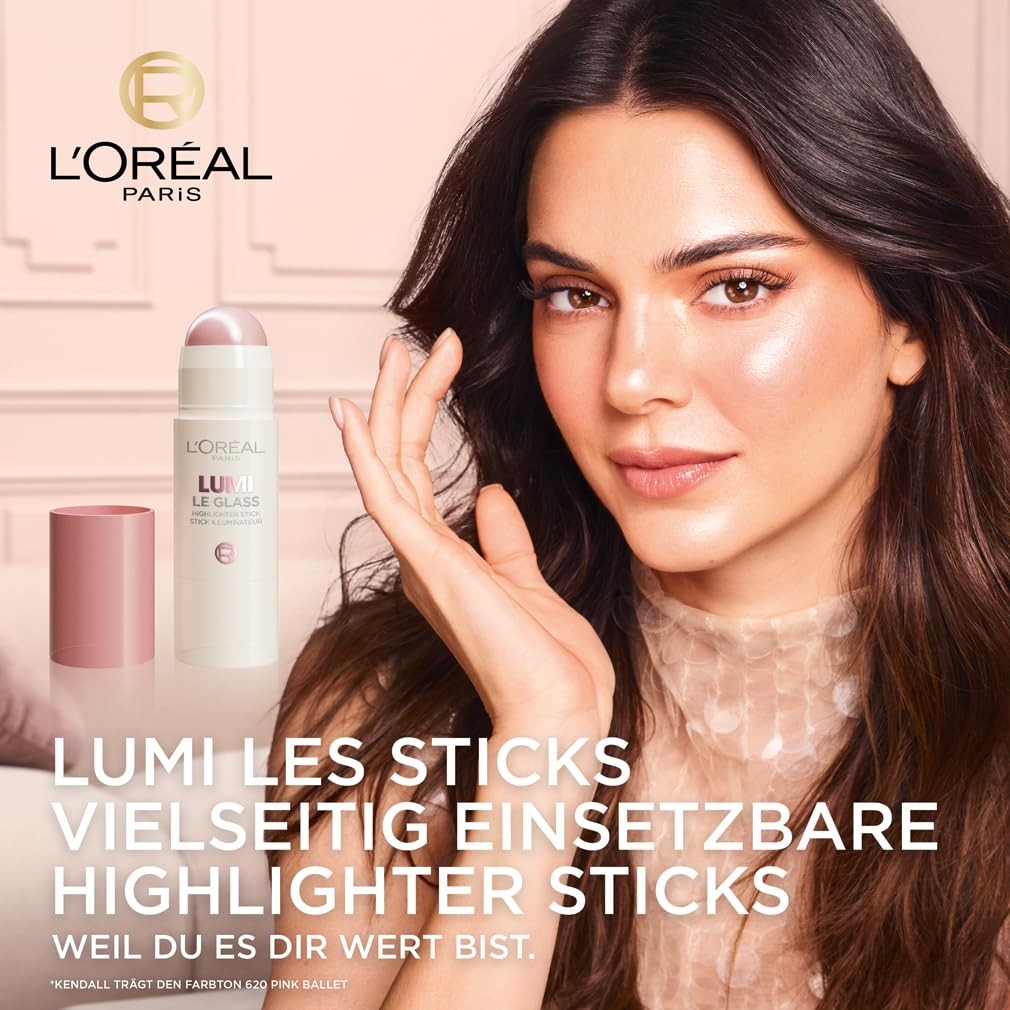 L'Oréal Paris Lumi Le Glass Highlighter Stick 620 Pink Ballet 7ml